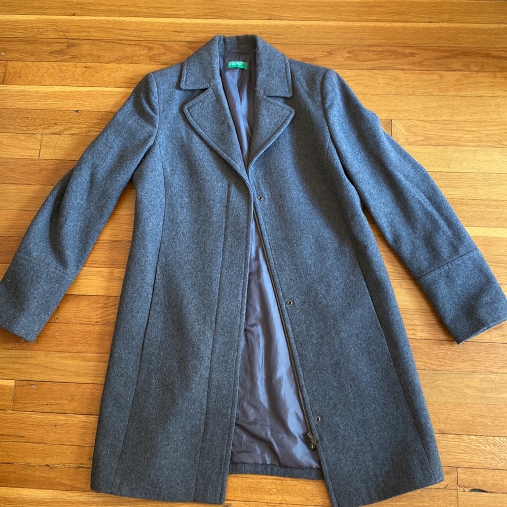United colors of Benetton gray Coat